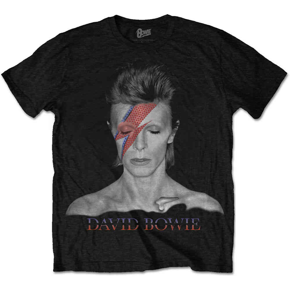David Bowie - Aladdin Sane T-shirt Homme - Noir